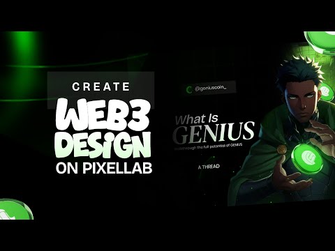 CREATE A WEB3 THREAD POSTER ON SMARTPHONE | PIXELLAB💯✅