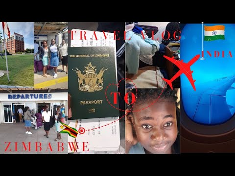 travel with me to university abroad/Zimbabwe to India/International student