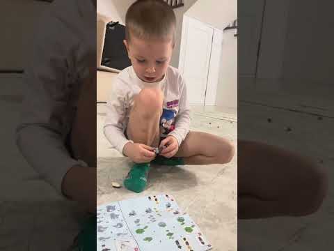 Мирончик собирает коня из майнкрафта