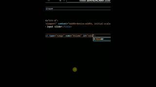 range input in html form element