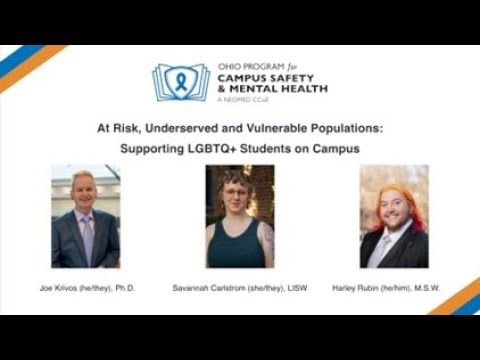 At Risk, Underserved and Vulnerable Populations: Supporting LGBTQ+ Students on Campus