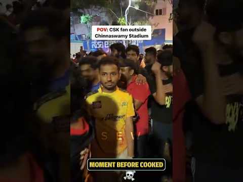 WAIT FOR END 💀| #bgm #trending #cricket #csk #emotor #dhoni #rcbfans #viral #shorts