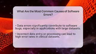What Are the Most Common Causes of Software Errors? | Learn To Troubleshoot News