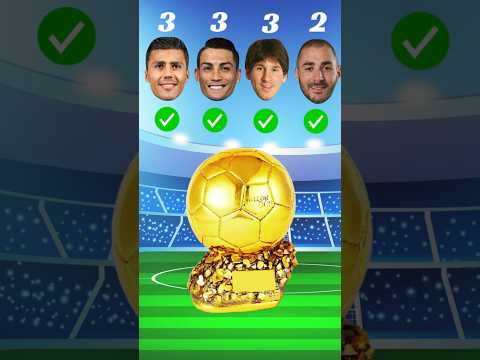 Ronaldo, messi, Benzema, Rodri #football #shorts