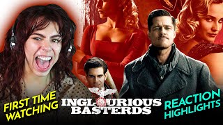 Leia cheers for INGLOURIOUS BASTERDS (2009) Movie Reactions FIRST TIME WATCHING