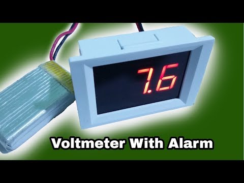 Voltmeter With Alarm