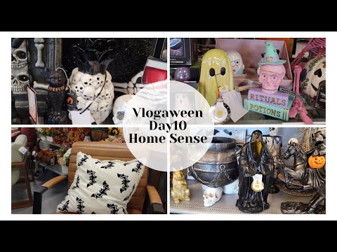 Vlogaween Day 10- Halloween Shopping at Home Sense