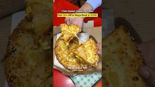 75% Off & Mega Deal @ ₹199/- #limitedtimeoffer #pizza #pizzalover #discount #offer #food