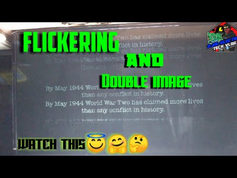 LG 42"FLICKERING DISPLAY PROBLEM