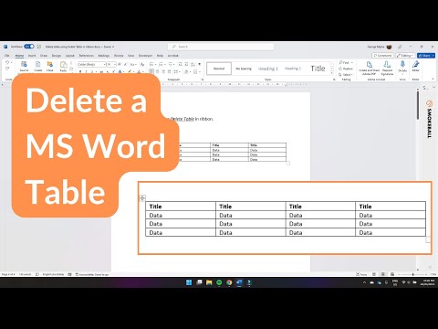 4 ways to delete a table in microsoft word