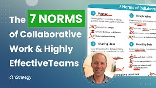 The 7 Norms of Collaborative Work & Highly Effective Teamns