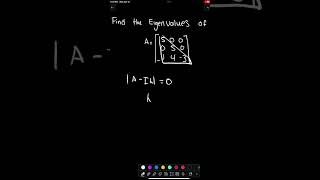 Finding Eigenvalues #math