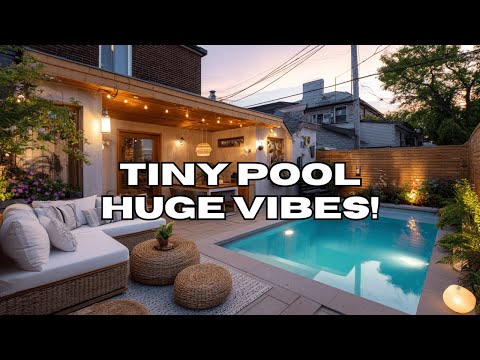 Backyard Glow Up with a Small Pool 🌟 | Dreamy Home Retreat