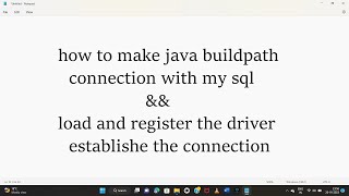 how to make java buildpath with eclipse internally and