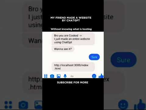 He Made a Full Website with ChatGPT... Then Sent Me a Localhost Link Thinking It’s Live 😂