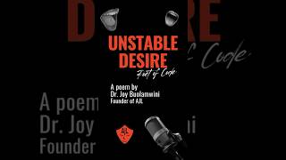 🎤 AJL’s founder Dr. Joy performed her poem Unstable Desire at Politics nd Prose 📖 in D.C.