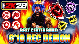 The Best Center Build in NBA 2K26 👑 6’10 Dunkenstein Beast