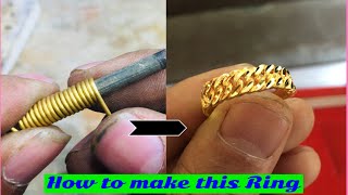 Chain Ring Making | How it’s Made | Gold Ring Making