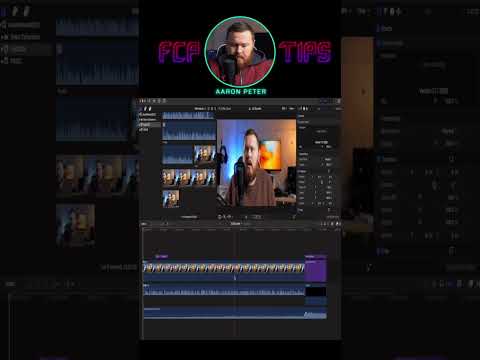Easily Enlarge the clips in your timeline for in Fcp! #fcp#finalcutpro#tutorial