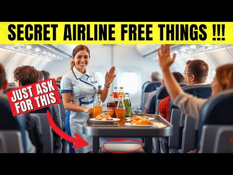 15 Free Things You MUST Ask for on Your Next Flight!