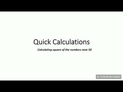 Quantitative aptitude - Quick CalculAtions.