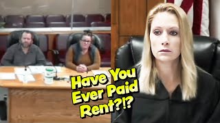 Judge Confronts Squatters Claiming ILLEGAL EVICTION...and They Want Damages!!! SURPRISE ENDING!!