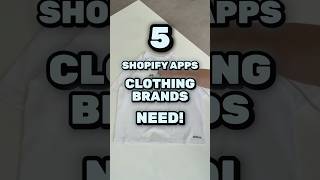 5 Shopify Apps Clothing Brand Owners NEED 👕💻