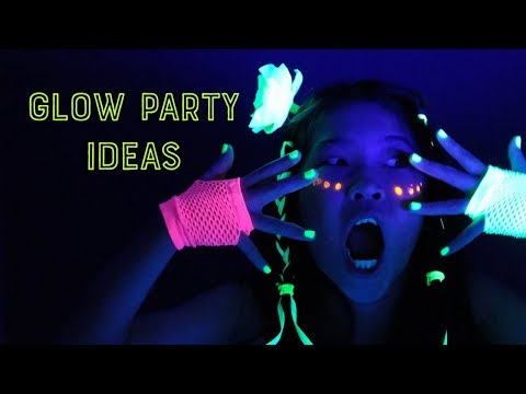 glow in the dark party ideas