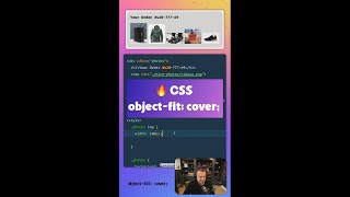 🔥 CSS object-fit: cover; is super handy for aligning images