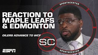 P.K. Subban BLASTS Maple Leafs for 'ugly' loss + Reaction to Oilers advancing to WCF 🚨| SportsCenter