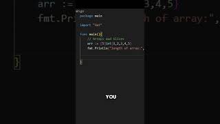 Day 6 of Learning Go  - Arrays and Slices #coding #development #trending #foryou