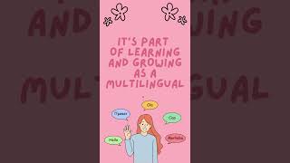 Mix-ups in languages? That’s normal! 🌍💬 #ilanguage #multilingual #mixing #languagecommunity
