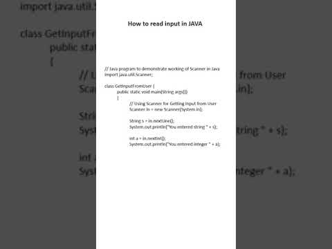 How To Read Input In JAVA?🧐🧐