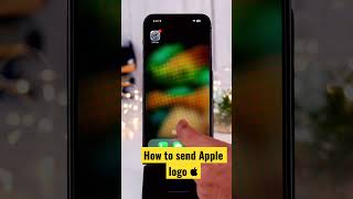 How to send Apple logo #hack #applehack