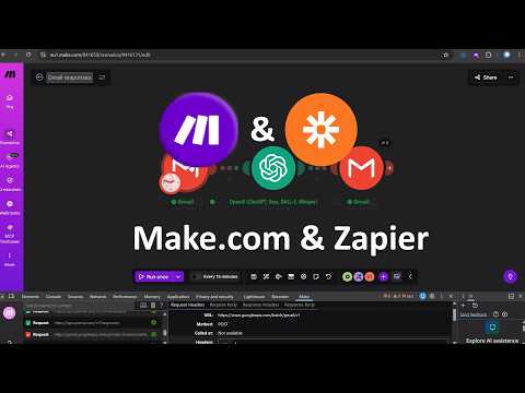 🤖📧AI Automated Response Drafting & Labeling for Gmail – Make.com & Zapier