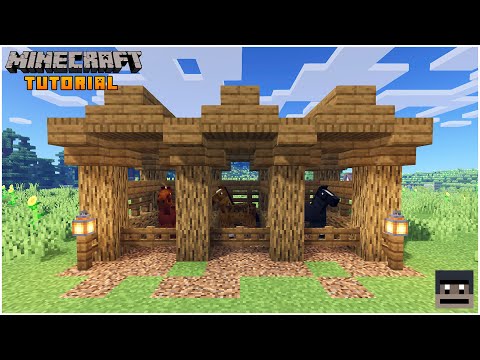 Minecraft | Small Horse Stables Tutorial