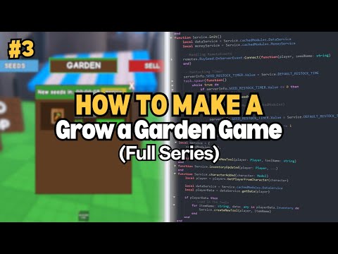 [Part3] Grow a Garden Game | Seed Shop & Restocking Seeds