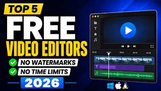 Top 5 Best FREE VIDEO EDITING Software (2026)