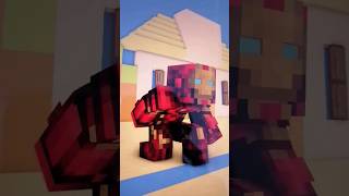Squid Game  Final Game  Herobrine becomes Iron Man  Minecraft animation 😎#short #viral