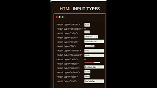 HTML FORM DESIGN | FORM HTML INPUT TAGS | HTML FORM ELEMENTS