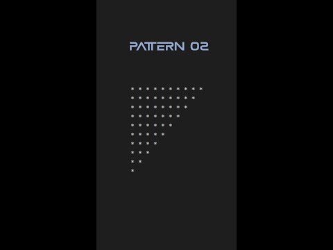 Pattern 02 in JAVA           #programming #pattern #coding #shorts #codewithme