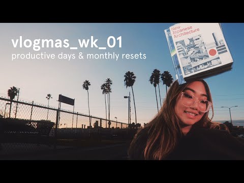 a few productive days, home cooking, monthly resets, slow living vlog💡 vlogmas wk 01