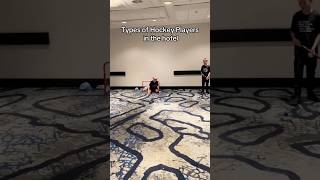 Hockey Players at a hotel! #shorts #hockey #hockeyplayer