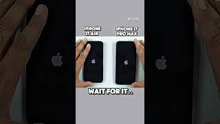 iPhone 17 vs iPhone 17 Pro Max Boot Up Test | Starting Speed Comparison 2025