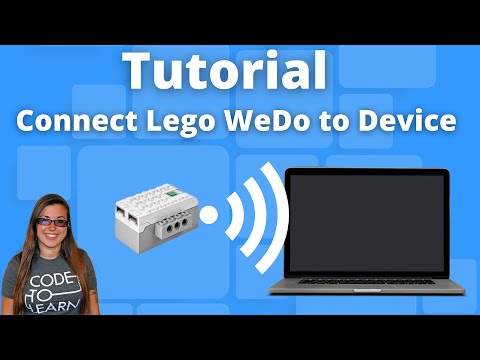 Connect Lego WeDo 2.0 Brain to Tablet