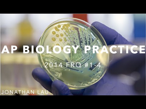AP Biology Practice: 2014 FRQ 1-4