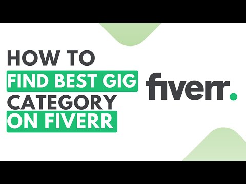 how to find best gig category on fiverr | Fiverr Niche Research