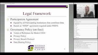 Brain-CODE Privacy Webinar Part 4: Mary Jane Dykeman on Governance and Policy