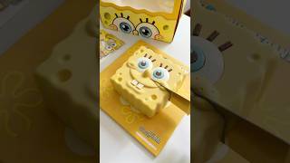 Eat giant spongebob cake #asmr #food #cake #spongebob #dessert #satisfying #lifestyle #asmrfood