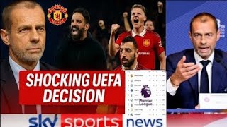 UEFA SHOCK FOOTBALL WORLD AS MANCHESTER UNITED CROWNED PREMIER LEAGUE LEADERS AFTER VAR REVIEW CHAOS
